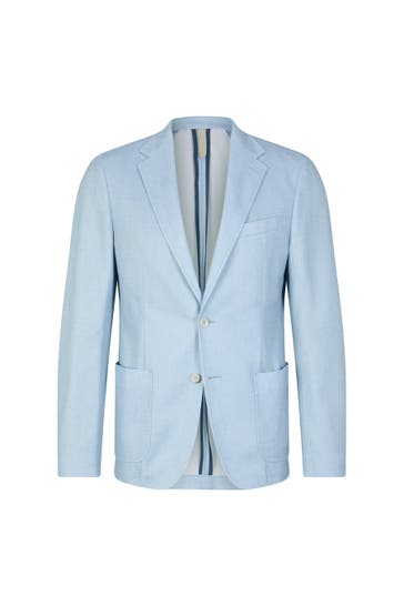 STRELLSON Business-Sakko Acon hellblau Slim Fit