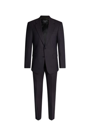 STRELLSON Anzug Reece-Jory dunkellila Slim Fit