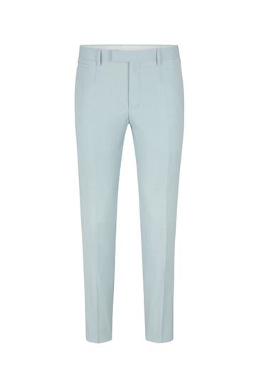 STRELLSON Business-Hose Kynd hellblau Straight