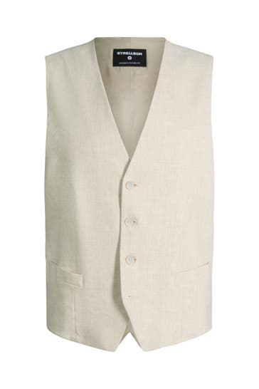STRELLSON Weste Gyl beige