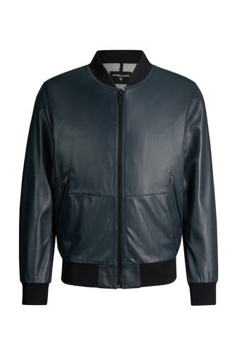 STRELLSON Lederjacke Boston dunkelblau