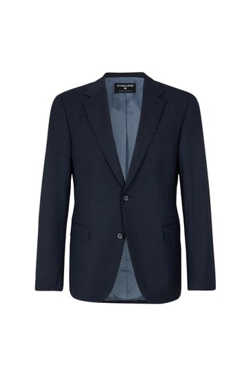 STRELLSON Business-Sakko Alzer dunkelblau Slim Fit