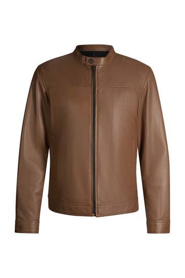 STRELLSON Lederjacke Jace braun