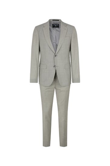 STRELLSON Anzug Alzer-Kynd grau Slim Fit