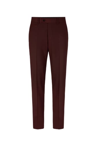 STRELLSON Business-Hose Maury bordeaux Straight