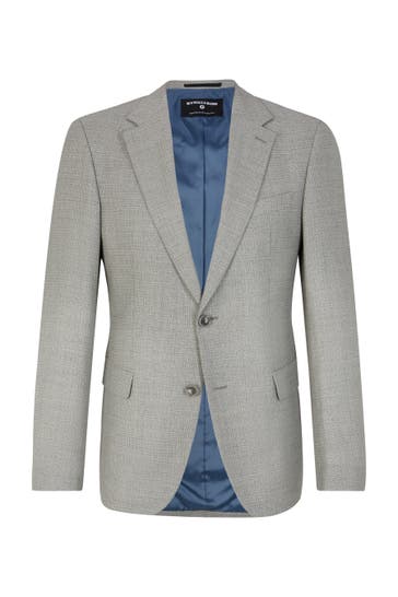 STRELLSON Business-Sakko Alzer grau Slim Fit