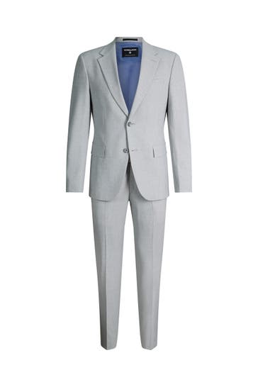 STRELLSON Anzug Aidan-Melwin grau Slim Fit