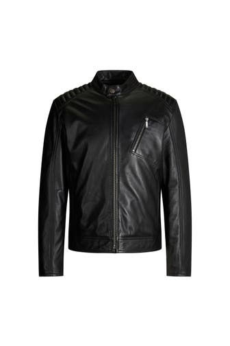 STRELLSON Lederjacke Piers schwarz