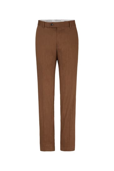 STRELLSON Leinenhose 'Till' braun