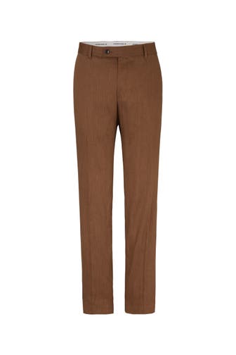 STRELLSON Leinenhose 'Till' braun