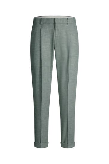 STRELLSON Business-Hose Luis grün Straight