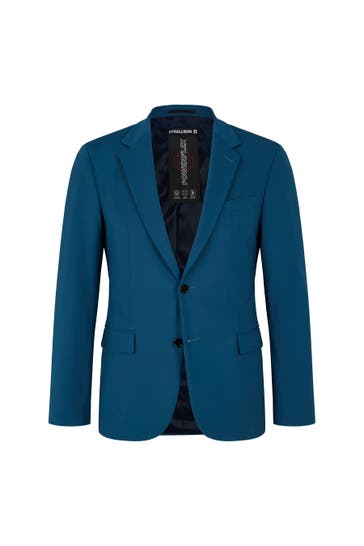 STRELLSON Business-Sakko Alzer türkis Slim Fit