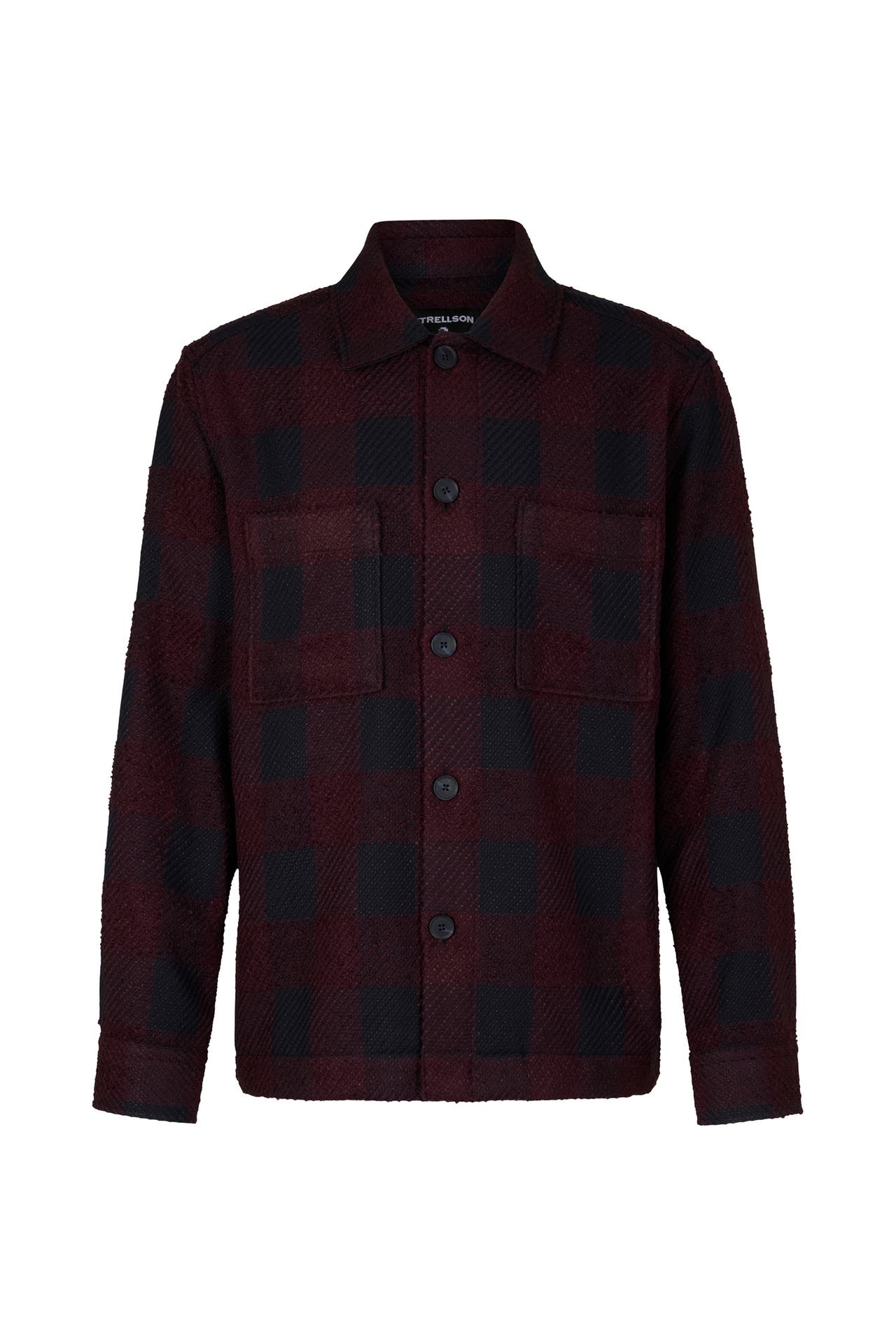 STRELLSON Overshirt Norin bordeaux/navy, Bild 1