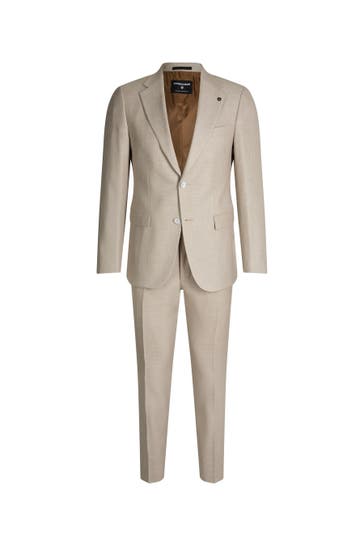 STRELLSON Anzug Alzer-Kynd hellbeige Slim Fit