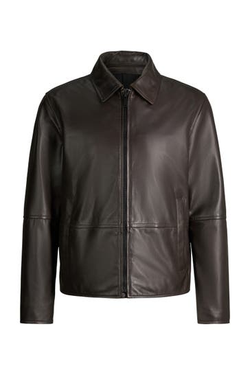 STRELLSON Lederjacke Kellan dunkelbraun