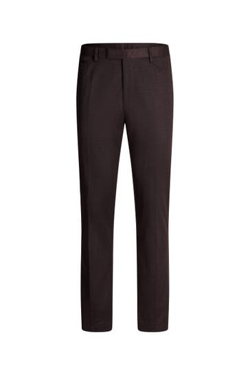 STRELLSON Business-Hose Kynd bordeaux Straight
