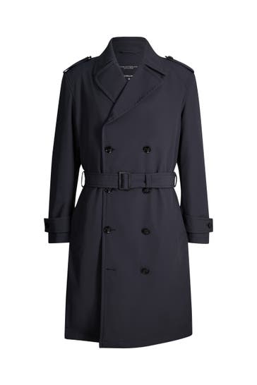 STRELLSON Wollmantel Trench Summer navy