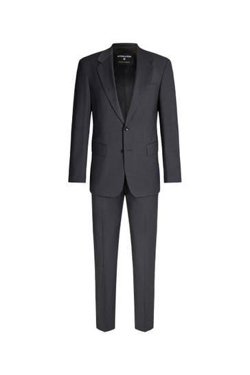 STRELLSON Anzug Reece-Jory anthrazit meliert Regular Fit