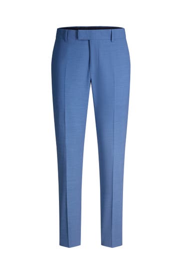STRELLSON Business-Hose Melwin blau Straight