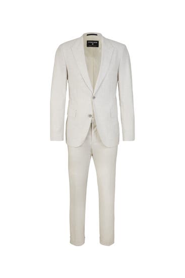 STRELLSON - Anzug Ayres-Luc creme meliert Slim Fit