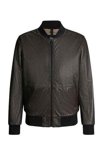 STRELLSON Lederjacke Boston dunkelbraun