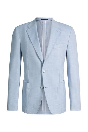 STRELLSON Casual-Sakko Sakko Acon hellblau Regular Fit