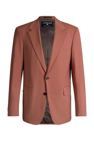 STRELLSON Business-Sakko Reece rostrot Regular Fit