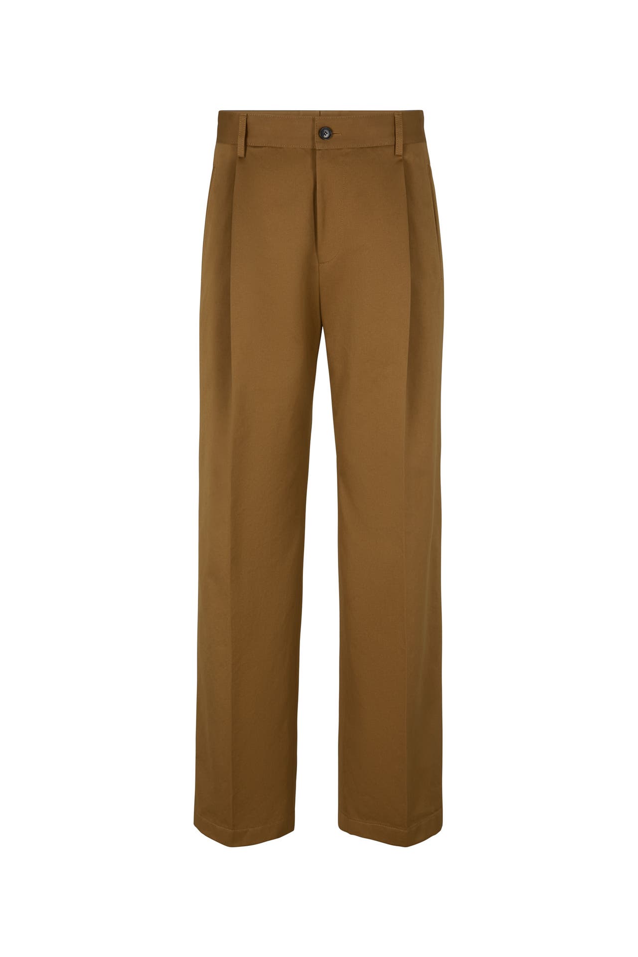 STRELLSON Business-Hose Jarod camel Wide/ Loose Fit, Bild 1