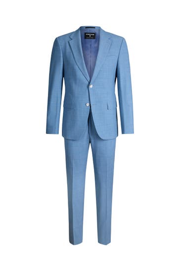 STRELLSON Anzug Aidan-Melwin blau Slim Fit