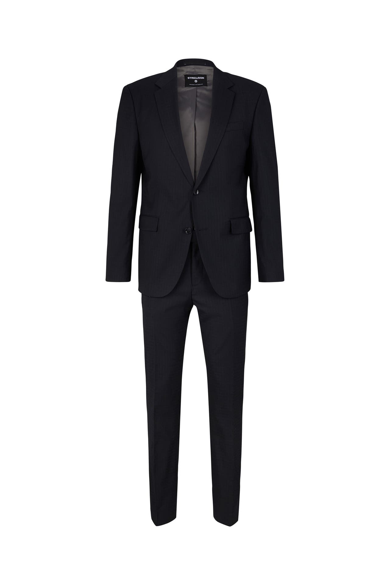 STRELLSON Anzug Aidan-Max dunkelblau gemustert Slim Fit, Bild 1