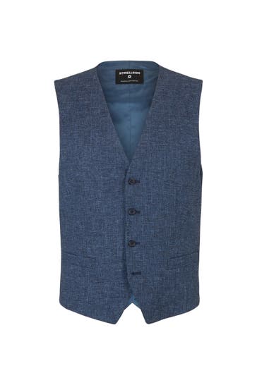 STRELLSON Business-Sakko Gyl blau meliert Regular Fit
