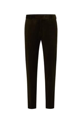 STRELLSON Business-Hose Melwin oliv Straight