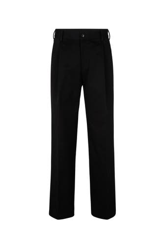 STRELLSON Business-Hose Jarod schwarz Wide/ Loose Fit