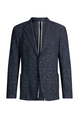 STRELLSON Casual-Sakko Adwyn navy gemustert Regular Fit