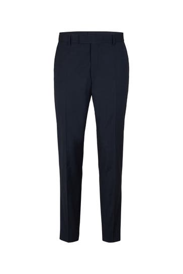 STRELLSON Business-Hose Melwin dunkelblau Straight