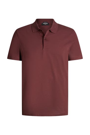 STRELLSON Polo-Shirt Lino bordeaux