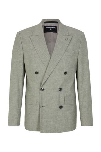 STRELLSON Business-Sakko Ashton hellgrün meliert Slim Fit