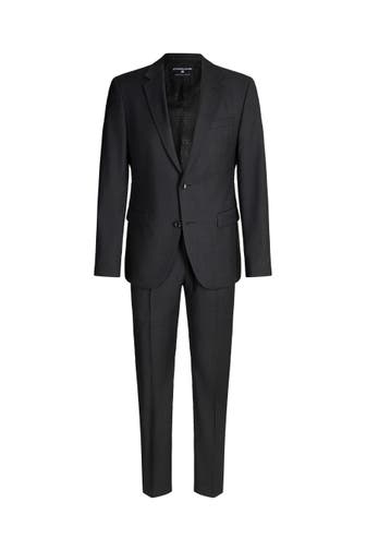 STRELLSON Anzug Aidan-Melwin dunkelgrau Slim Fit