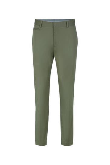 STRELLSON Business-Hose Kyle dunkelgrün Skinny