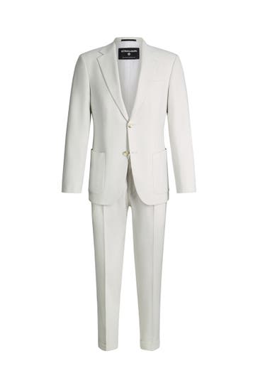 STRELLSON Anzug Anzug offwhite Slim Fit