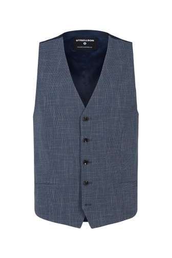 STRELLSON Casual-Sakko Ves dunkelblau Regular Fit