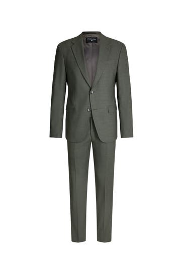 STRELLSON Anzug Aidan-Melwin grün Slim Fit