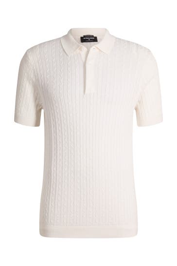 STRELLSON Polo-Shirt Adrian offwhite