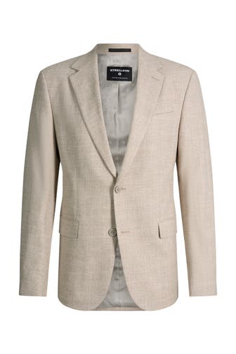 STRELLSON Business-Sakko Alzer beige meliert Regular Fit