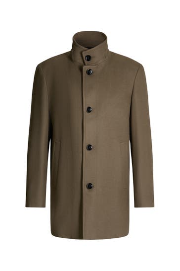 STRELLSON Wollmantel Finchley olivgrün