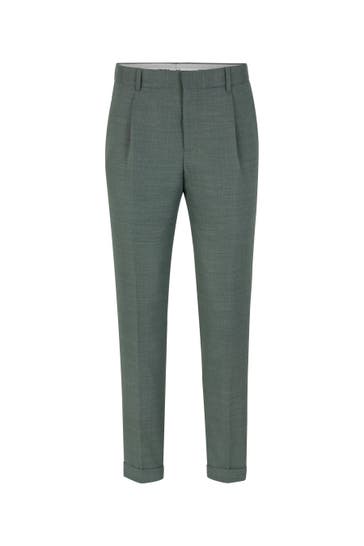 STRELLSON Stoffhose Luis medium grün Straight