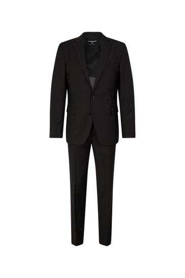 STRELLSON Anzug Rick-Jans 2.0 dunkelbraun Regular Fit