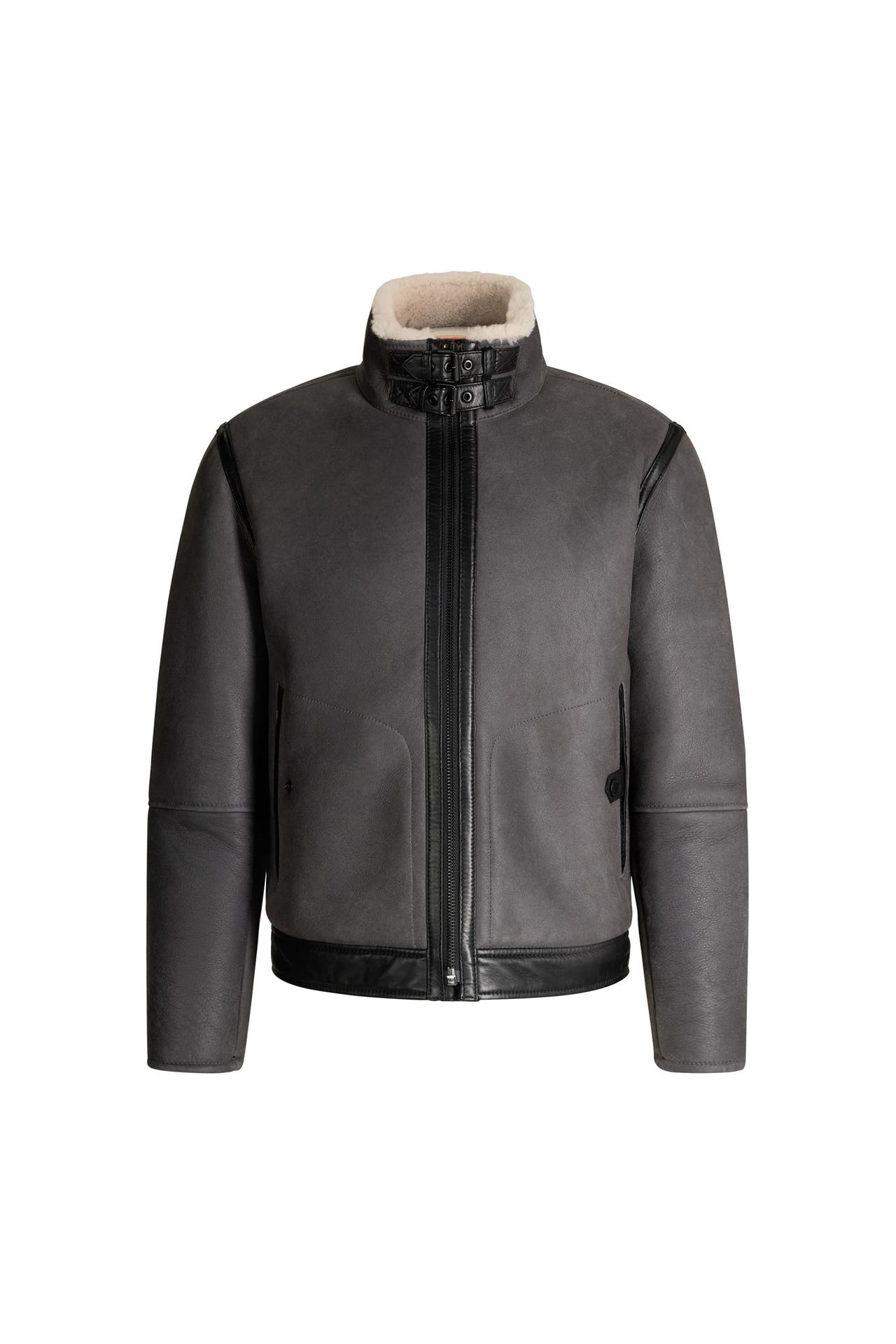 STRELLSON Lederjacke Shelter dunkelgrau, Bild 1