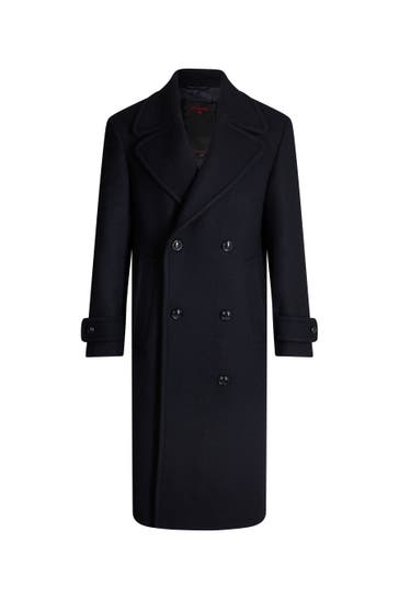 STRELLSON Wollmantel S.C. Coat dunkelblau
