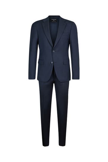 STRELLSON Anzug Alzer-Melwin dunkelblau Slim Fit